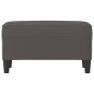 vidaXL Banco de cuero sintético gris 70x35x41 cm vidaXL Banco de cuero sintético gris 70x35x41 cm