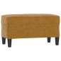 vidaXL Banco de terciopelo marrón 70x35x41 cm vidaXL Banco de terciopelo marrón 70x35x41 cm
