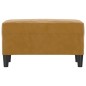 vidaXL Banco de terciopelo marrón 70x35x41 cm vidaXL Banco de terciopelo marrón 70x35x41 cm
