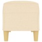 vidaXL Banco de tela color crema 100x35x41 cm vidaXL Banco de tela color crema 100x35x41 cm
