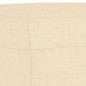 vidaXL Banco de tela color crema 100x35x41 cm vidaXL Banco de tela color crema 100x35x41 cm