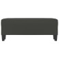 vidaXL Banco de tela de microfibra gris oscuro 100x35x41 cm vidaXL Banco de tela de microfibra gris oscuro 100x35x41 cm