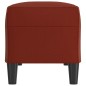 vidaXL Banco de cuero sintético rojo vino tinto 100x35x41 cm vidaXL Banco de cuero sintético rojo vino tinto 100x35x41 cm