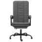 vidaXL Silla de oficina reclinable de tela gris oscuro vidaXL Silla de oficina reclinable de tela gris oscuro