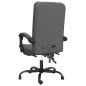 vidaXL Silla de oficina reclinable de tela gris oscuro vidaXL Silla de oficina reclinable de tela gris oscuro