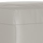 vidaXL Banco de tela de microfibra gris claro 70x35x41 cm vidaXL Banco de tela de microfibra gris claro 70x35x41 cm