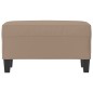 vidaXL Banco de cuero sintético color capuchino 70x35x41 cm vidaXL Banco de cuero sintético color capuchino 70x35x41 cm