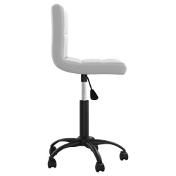 vidaXL Sillas de comedor giratorias 4 uds de terciopelo gris claro