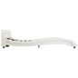 vidaXL Estructura de cama de cuero sintético blanco 140x200 cm vidaXL Estructura de cama de cuero sintético blanco 140x200 cm