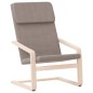 vidaXL Sillón de relax de tela gris taupe vidaXL Sillón de relax de tela gris taupe