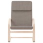 vidaXL Sillón de relax de tela gris taupe vidaXL Sillón de relax de tela gris taupe