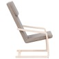 vidaXL Sillón de relax de tela gris taupe vidaXL Sillón de relax de tela gris taupe