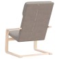 vidaXL Sillón de relax de tela gris taupe vidaXL Sillón de relax de tela gris taupe