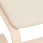 vidaXL Reposapiés de tela crema 51x41x40 cm vidaXL Reposapiés de tela crema 51x41x40 cm