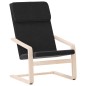 vidaXL Sillón de relax de tela negro vidaXL Sillón de relax de tela negro