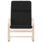 vidaXL Sillón de relax de tela negro vidaXL Sillón de relax de tela negro