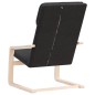 vidaXL Sillón de relax de tela negro vidaXL Sillón de relax de tela negro