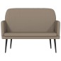 vidaXL Banco de cuero sintético color capuchino 107x80x81 cm vidaXL Banco de cuero sintético color capuchino 107x80x81 cm