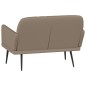 vidaXL Banco de cuero sintético color capuchino 107x80x81 cm vidaXL Banco de cuero sintético color capuchino 107x80x81 cm