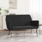 vidaXL Banco de terciopelo negro 108x79x79 cm vidaXL Banco de terciopelo negro 108x79x79 cm