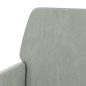 vidaXL Sillón de terciopelo gris claro 62x79x79 cm vidaXL Sillón de terciopelo gris claro 62x79x79 cm