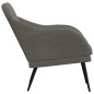 vidaXL Sillón de terciopelo gris oscuro 63x76x80 cm vidaXL Sillón de terciopelo gris oscuro 63x76x80 cm