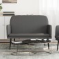 vidaXL Banco de cuero sintético gris 107x80x81 cm vidaXL Banco de cuero sintético gris 107x80x81 cm
