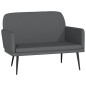 vidaXL Banco de cuero sintético gris 107x80x81 cm vidaXL Banco de cuero sintético gris 107x80x81 cm