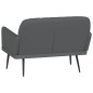 vidaXL Banco de cuero sintético gris 107x80x81 cm vidaXL Banco de cuero sintético gris 107x80x81 cm