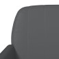 vidaXL Banco de cuero sintético gris 107x80x81 cm vidaXL Banco de cuero sintético gris 107x80x81 cm