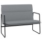 vidaXL Banco de tela gris claro 100x64x80 cm vidaXL Banco de tela gris claro 100x64x80 cm