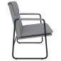 vidaXL Banco de tela gris claro 100x64x80 cm vidaXL Banco de tela gris claro 100x64x80 cm