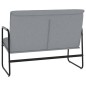 vidaXL Banco de tela gris claro 100x64x80 cm vidaXL Banco de tela gris claro 100x64x80 cm