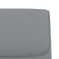vidaXL Banco de tela gris claro 100x64x80 cm vidaXL Banco de tela gris claro 100x64x80 cm