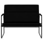 vidaXL Banco de cuero sintético negro 100x64x80 cm vidaXL Banco de cuero sintético negro 100x64x80 cm