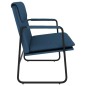 vidaXL Banco de tela azul 100x64x80 cm vidaXL Banco de tela azul 100x64x80 cm