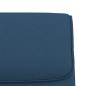 vidaXL Banco de tela azul 100x64x80 cm vidaXL Banco de tela azul 100x64x80 cm