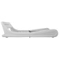 vidaXL Estructura de cama con LED de cuero sintético blanco 180x200 cm vidaXL Estructura de cama con LED de cuero sintético blanco 180x200 cm