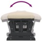 vidaXL Sillón de lactancia con taburete tela blanco crema vidaXL Sillón de lactancia con taburete tela blanco crema