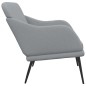 vidaXL Banco de tela gris claro 110x76x80 cm vidaXL Banco de tela gris claro 110x76x80 cm