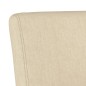 vidaXL Silla tapizada de tela crema vidaXL Silla tapizada de tela crema