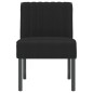 vidaXL Silla tapizada de terciopelo negro vidaXL Silla tapizada de terciopelo negro