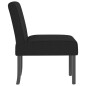 vidaXL Silla tapizada de terciopelo negro vidaXL Silla tapizada de terciopelo negro