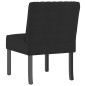 vidaXL Silla tapizada de terciopelo negro vidaXL Silla tapizada de terciopelo negro