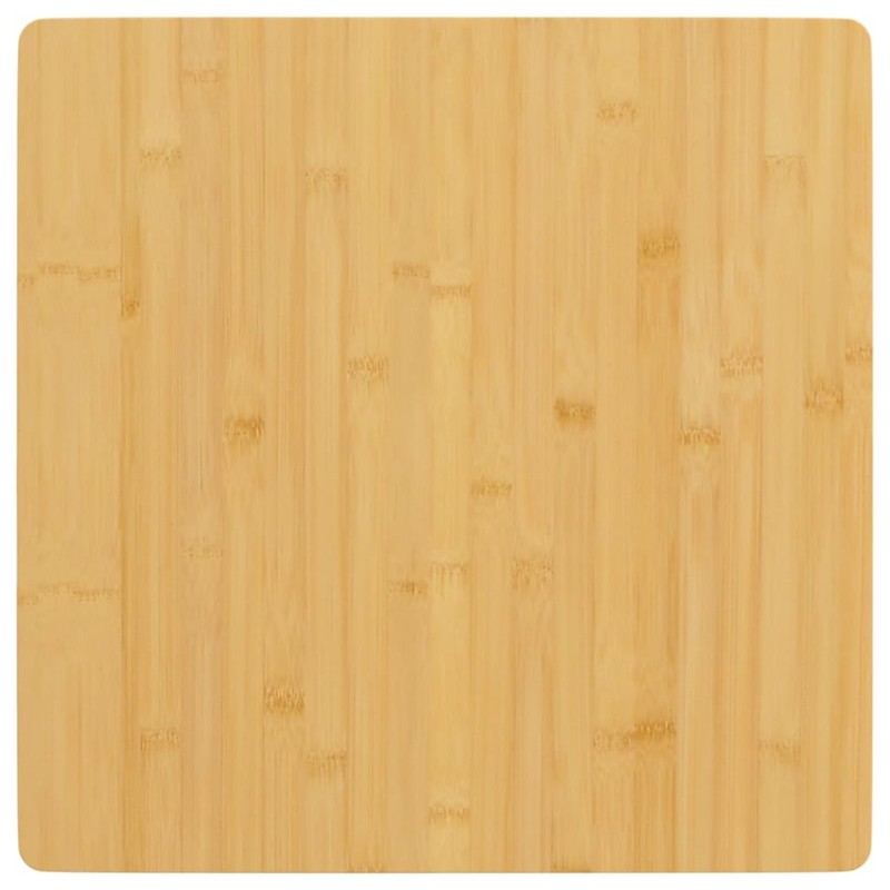 vidaXL Tablero de mesa de bambú 60x60x4 cm