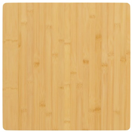 vidaXL Tablero de mesa de bambú 60x60x4 cm