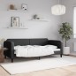 vidaXL Sofá cama tela negro 90x200 cm vidaXL Sofá cama tela negro 90x200 cm