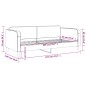 vidaXL Sofá cama tela negro 90x200 cm vidaXL Sofá cama tela negro 90x200 cm