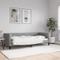vidaXL Sofá cama tela gris claro 90x200 cm vidaXL Sofá cama tela gris claro 90x200 cm