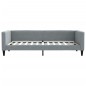 vidaXL Sofá cama tela gris claro 90x200 cm vidaXL Sofá cama tela gris claro 90x200 cm